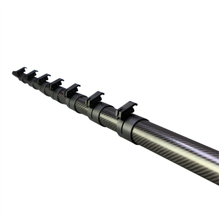 Poste telescópico de fibra de carbono de 10 m