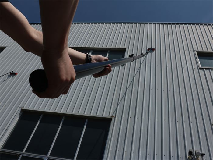 Poteau Télescopique Alimenté En Eau De 3 m a 20 m Pour Le Nettoyage Des Vitres