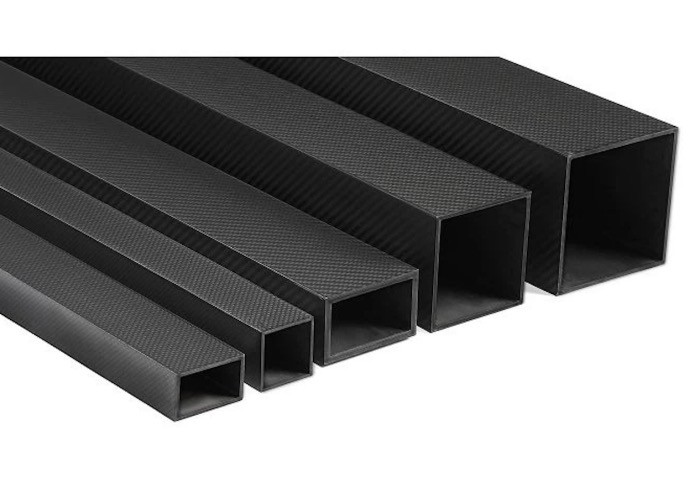 Tubos Carrés En Fibra De Carbono